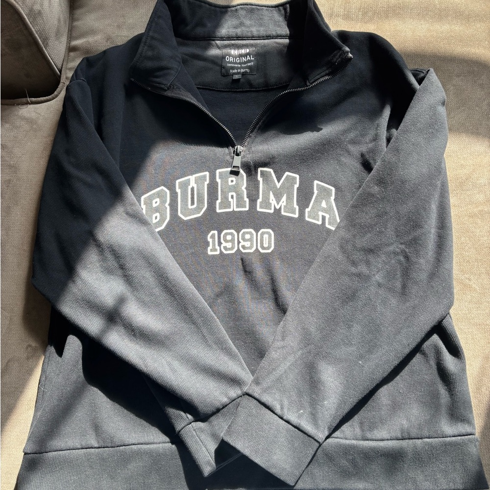 Original Black Burma Quarter Zip